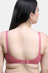 Maroon Clothing Double Layered Non Wired Full Coverage T-Shirt Bra (Pack of 2) - Multicolor — thumbnail 4
